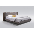 Leather & Fabric bed